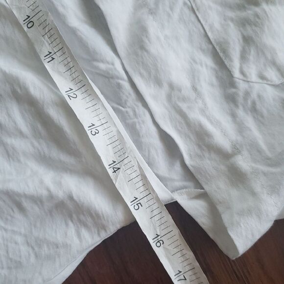 FLAWED Jacquemus White Quiet Luxury Chic Feminine Edgy Streetwear Shirt Dress 42 - Picture 6 of 10